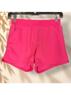 Lands' End Hot Pink Swim Shorts